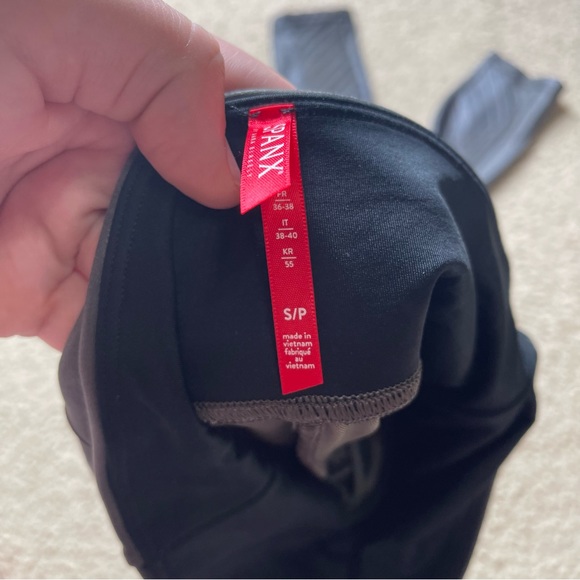 SPANX Gunmetal Moto Leggings - Picture 4 of 5